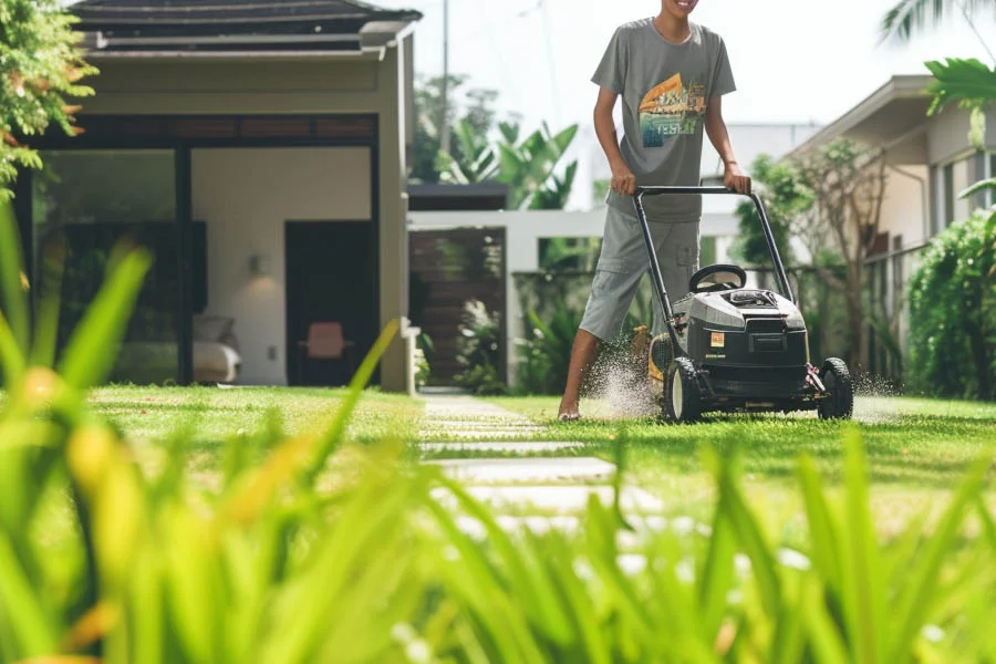 best electric push mower